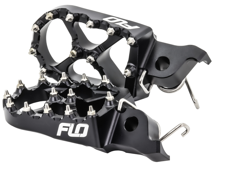 Flo Motorsports FLO Foot PEG Honda Black - FPEG-798BLK For Honda CRF50F / CRF70F / CRF110F 2004-2023 | Kawasaki 110 / 110R 2002-2026
