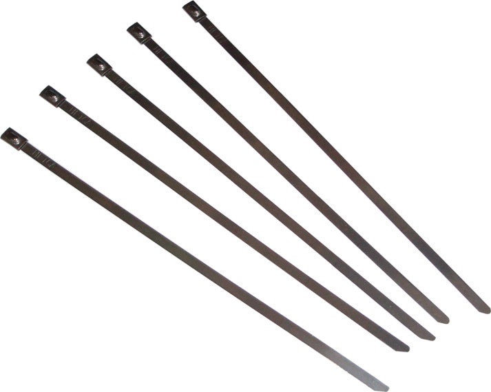 Helix 14-0316 304-0514 STAINLESS STEEL CABLE TIES 14" 5/PK