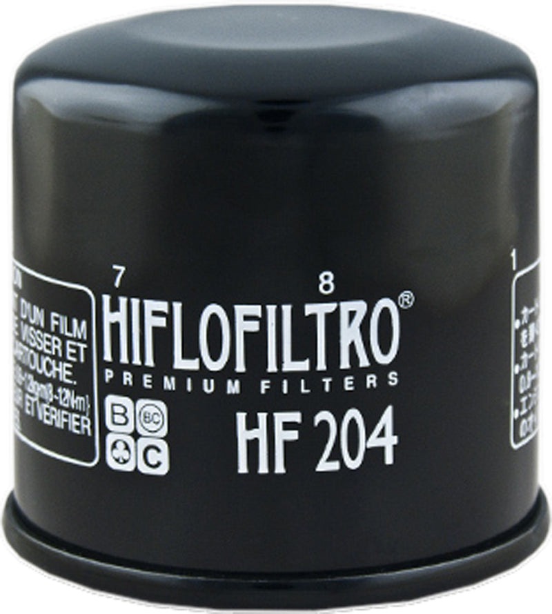 Hiflofiltro OIL Filter - HF204 For Honda Motorcycles 2000-2025 | Triumph Motorcycles 2003-2024 | MV Agusta 312 / Brutale 1078 / 1078 2008-2009