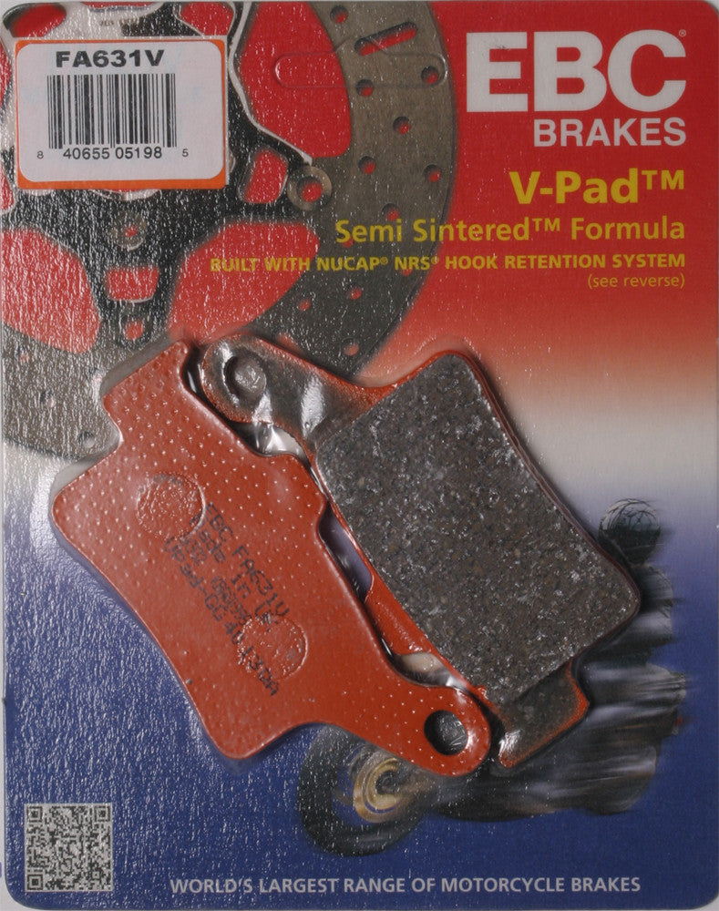 EBC Brake Pads Semi-Sintered V Series - FA631V Can-Am Spyder 2013-2016