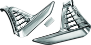 Kuryakyn 3913 Louvered Battery Box Cover 01-10 GL1800 Chrome - Photo - Primary