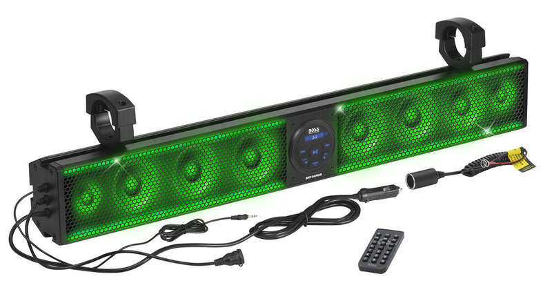 Boss Audio 63-8312 BRT36RGB 36" RIOT SOUND BAR WITH RGB 8 SPEAKERS FITS 1.5-2.0" BARS