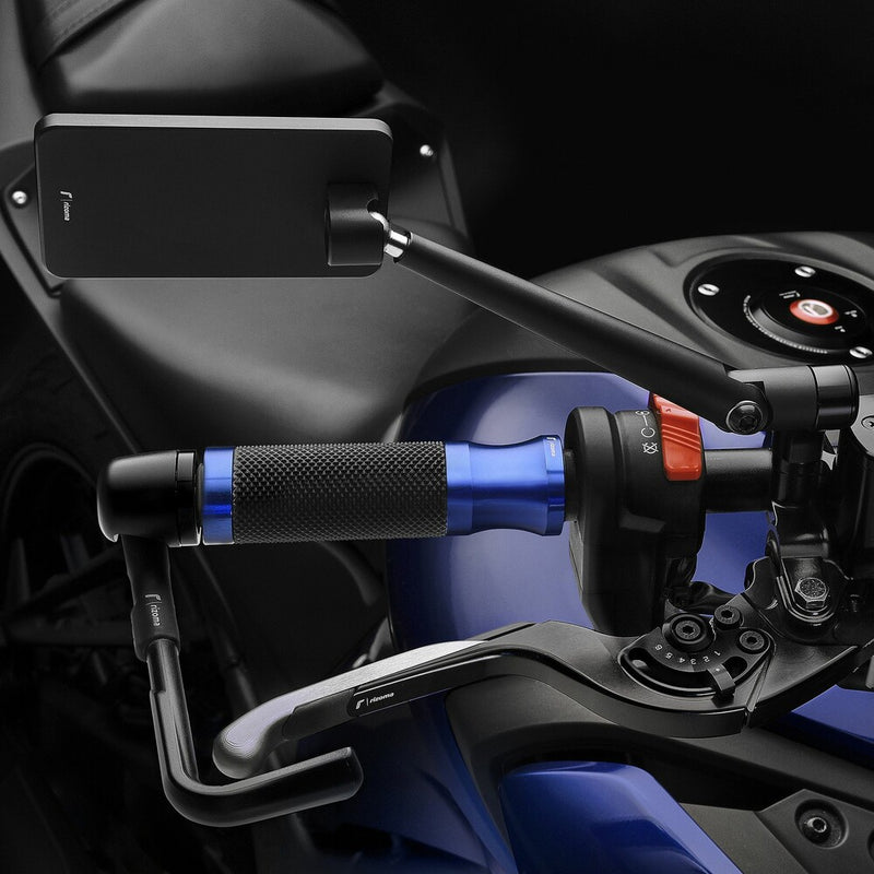 Rizoma Grips Sport 22MM Blue - GR205U For Honda CBR650R 2023 | Kawasaki 650 2023 | Moto Guzzi Stone 2023