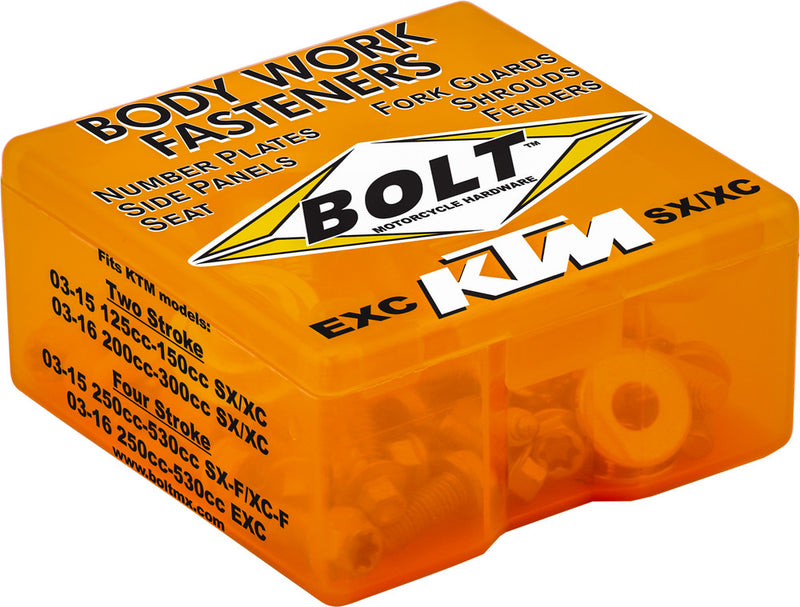 Bolt Full Plastic Fastener Kit - KTM-PFK1 KTM Dirt Bikes 2003-2016