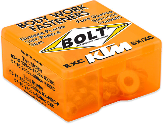 Bolt Full Plastic Fastener Kit - KTM-PFK1 KTM Dirt Bikes 2003-2016