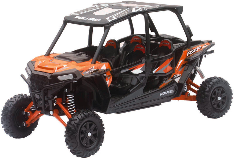 New Ray Toys 959-0093 57843A REPLICA 1:18 UTV POLARIS RZR 4 TURBO XP ORANGE