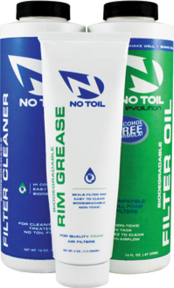 No Toil 90-0109 EV109 EVOLUTION AIR FILTER OIL 3/PK