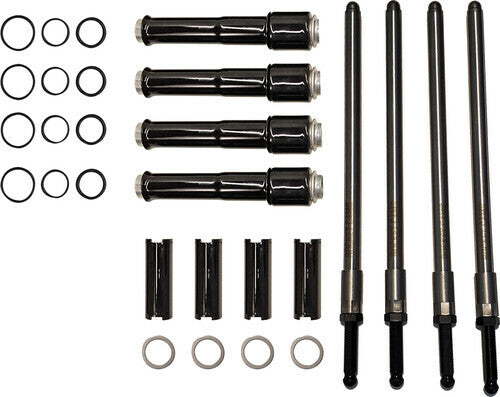 Rocket Performance Garage Llc 276-02056 6-6005B SPEEDY PUSH RODS / COVERS BLACK `17-25 M8