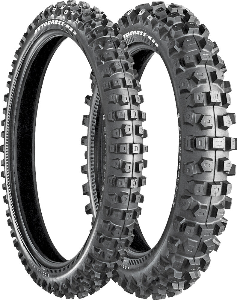 Bridgestone 874-1332 144150 TIRE M22 REAR 90/100-14 49M BIAS TT