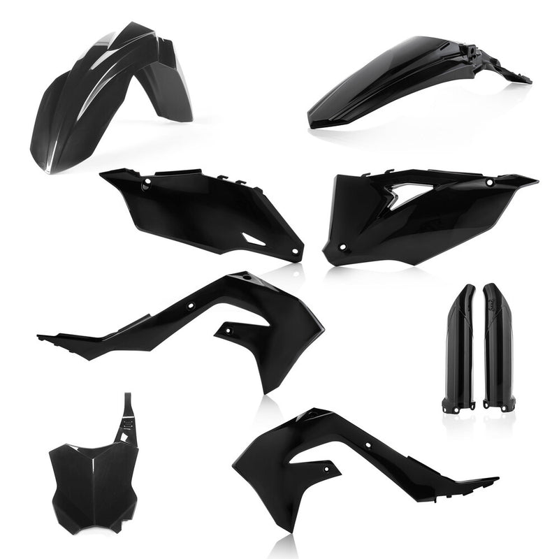 Acerbis Full Plastic Kit Black - 2736290001 Kawasaki Dirt Bikes 2019-2024