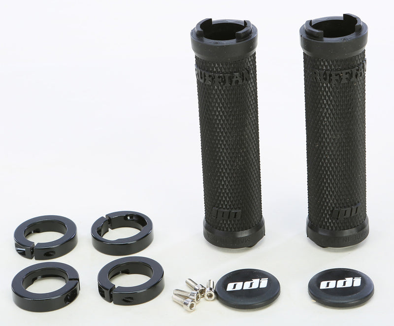 Odi Ruffian NO Flange Lock-ON Grip Black Black 130MM - L31RFB-B For Yamaha Watercraft 1987-2019 | Sea-Doo Watercraft 1988-2019
