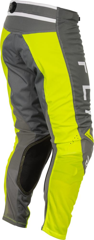 Fly Racing 379-32430 379-32430 KINETIC MESH CENTER PANTS GREY/WHITE/HI-VIS SZ 30
