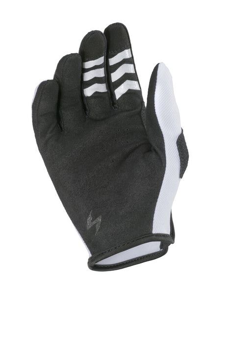 Scorpion Exo 75-6165M G46-054 AIR-STRETCH GLOVES GRIND WHITE/BLACK MD