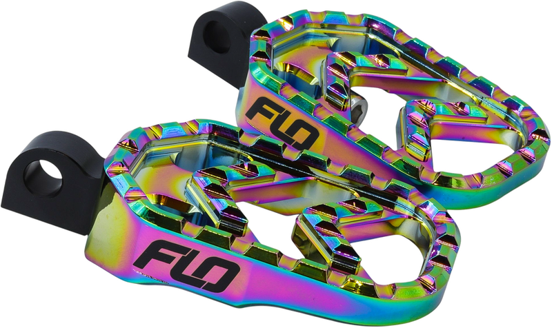 Flo Motorsports Savage Series Footpegs JET Fuel - V-800JET For Harley Motorcycles 1972-2017