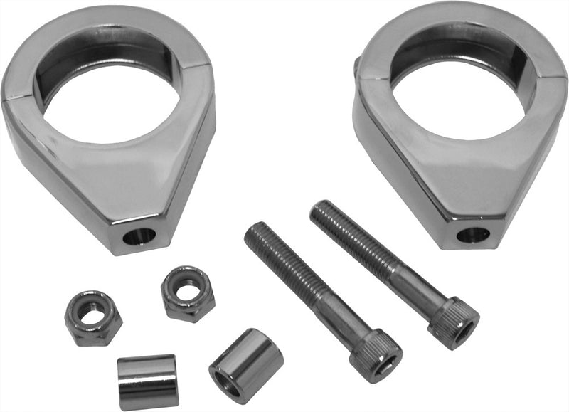 Harddrive 820-51706 41-033A TURNSIGNAL CLAMPS 39MM PR CHROME