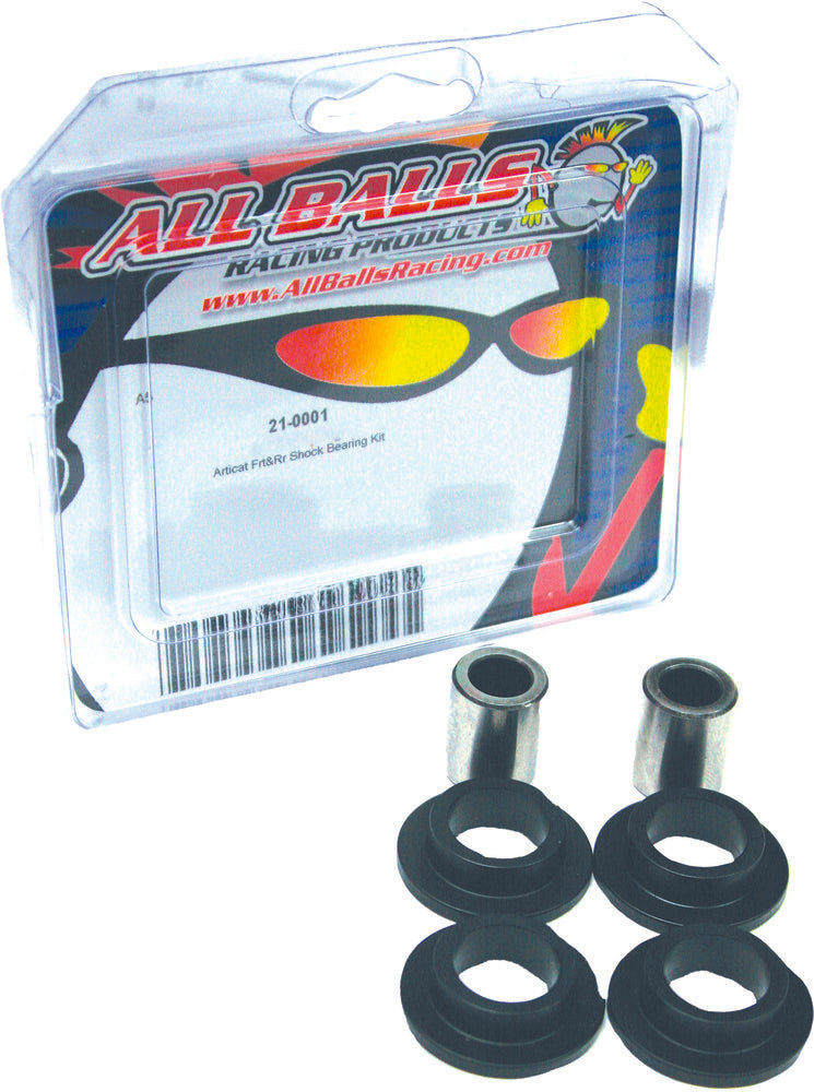 All Balls Shock Bushing Kit Front Rear Lower - 21-0001 Bombardier Traxter / Quest 2001-2004