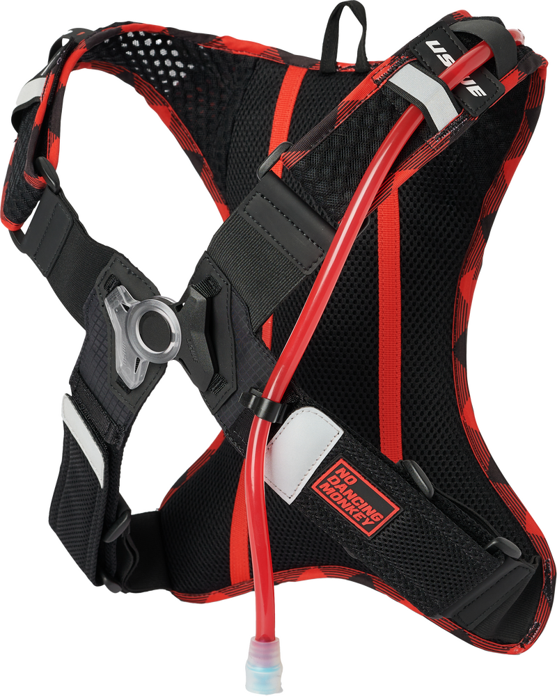 Uswe 62-5075 5202076048 OUTLANDER 2L HYDRATION PACK FLANNEL RED/BLACK
