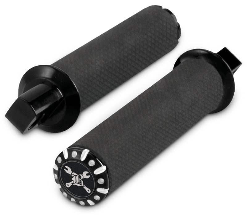 Burly Brand 750-05614 B13-1123BM HAWK FOOTPEG SET BILLET UNIVERSAL
