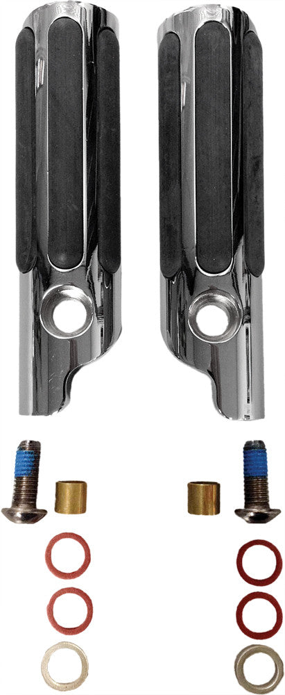 Lindby 830-6003 820 CLAMP-ON PEGS CHR W/ RUBBER STRIPS