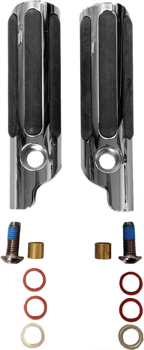 Lindby 830-6003 820 CLAMP-ON PEGS CHR W/ RUBBER STRIPS