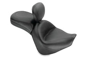 Mustang Motorcycle 79417 Mustang 06-21 Kawasaki Vulcan 900 Classic, Custom Touring 1PC Seat W/driver Backrest - Black - Photo - Primary