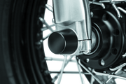 Kuryakyn 1229 Front Axle Nut Caps Satin Black - User 1