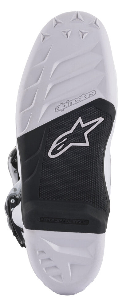 Alpinestars 482-22510 2012014-21-10 TECH 7 BOOTS WHITE/BLACK SZ 10