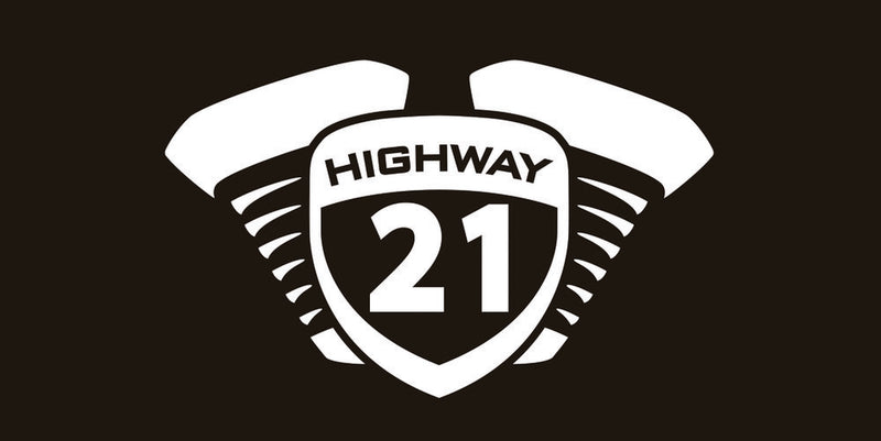 Highway 21 Banner-HWY21 Wall Banner Black 3' X 6' - HWY 21 3X6 BLACK
