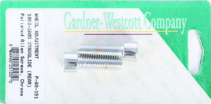 Gardner-westcott 830-1053 P-80-151 REAR WHEEL ADJUSTMENT BOLTS 92-06 DYNA MODELS REAR