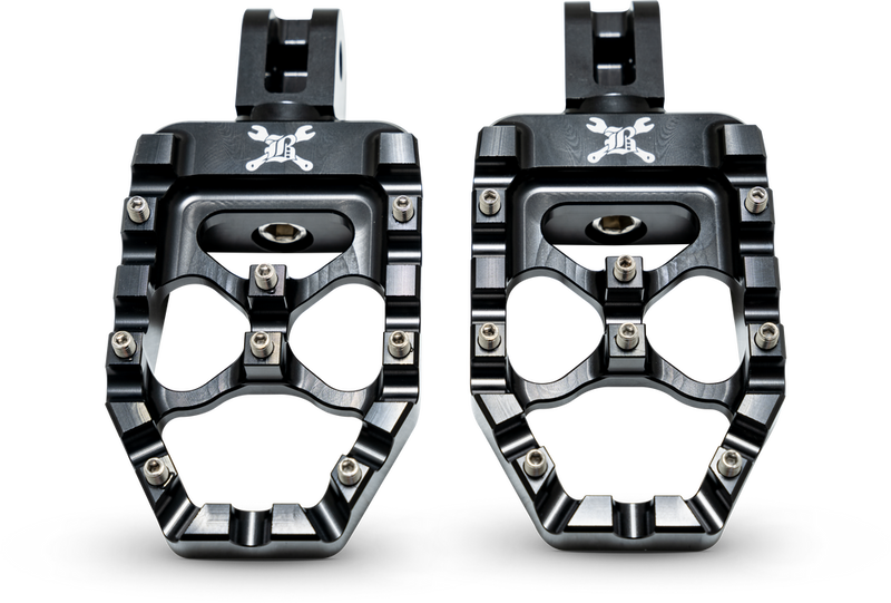 Burly Brand MX-Evolution Pegs M8 Softail Passenger - B13-1017B For Harley Softail 2018-2024
