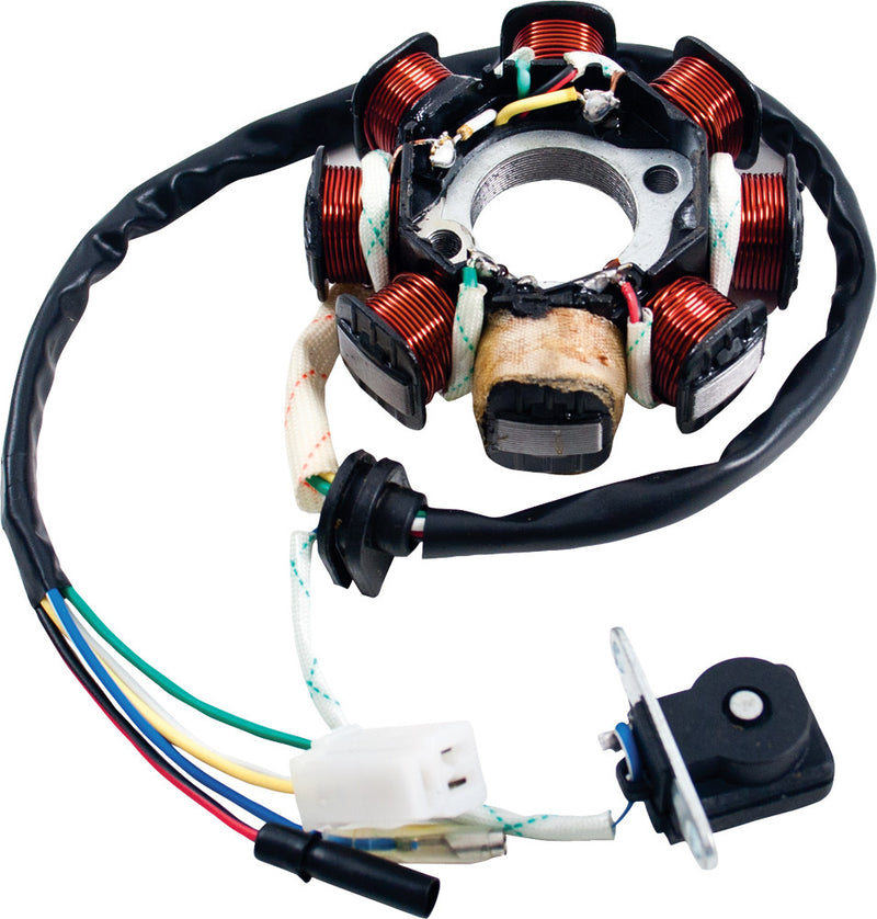 Mogo Parts 609-1512 08-0205 50CC 8-COIL MAGNETO/STATOR VERTICAL/GY6 4-STROKE
