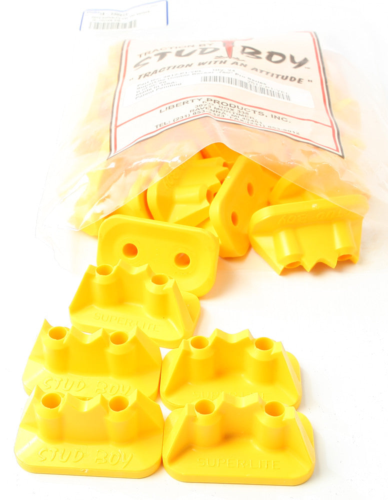 Stud Boy 18-33951Y 2512-P1-YEL SUPER-LITE PRO SERIES DOUBLE BACKERS .75" 24/PK YELLOW
