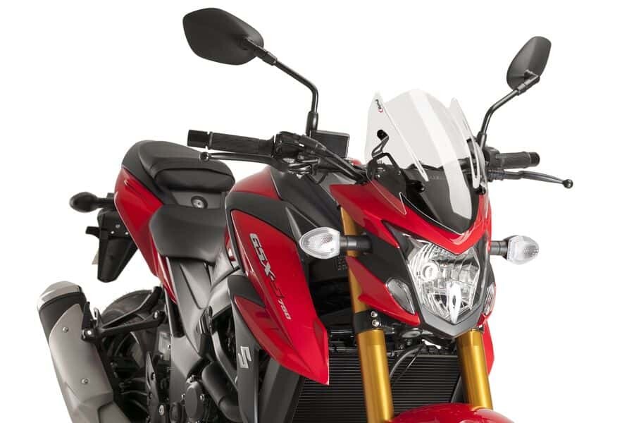 Puig Hi-tech Parts 561-9435 9435W WINDSCREEN NAKED NEW GEN SPORT CLEAR SUZ