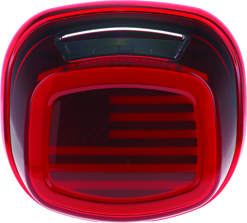 Kuryakyn 2924 Freedom Taillight Red Lens With License Light - Photo - Primary