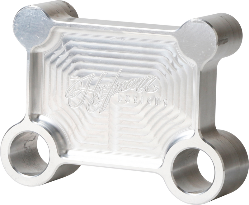 Hofmann Designs 563-04108 HDB-1017B H/D BILLET PULL BACK PLATE BLACK BATWING