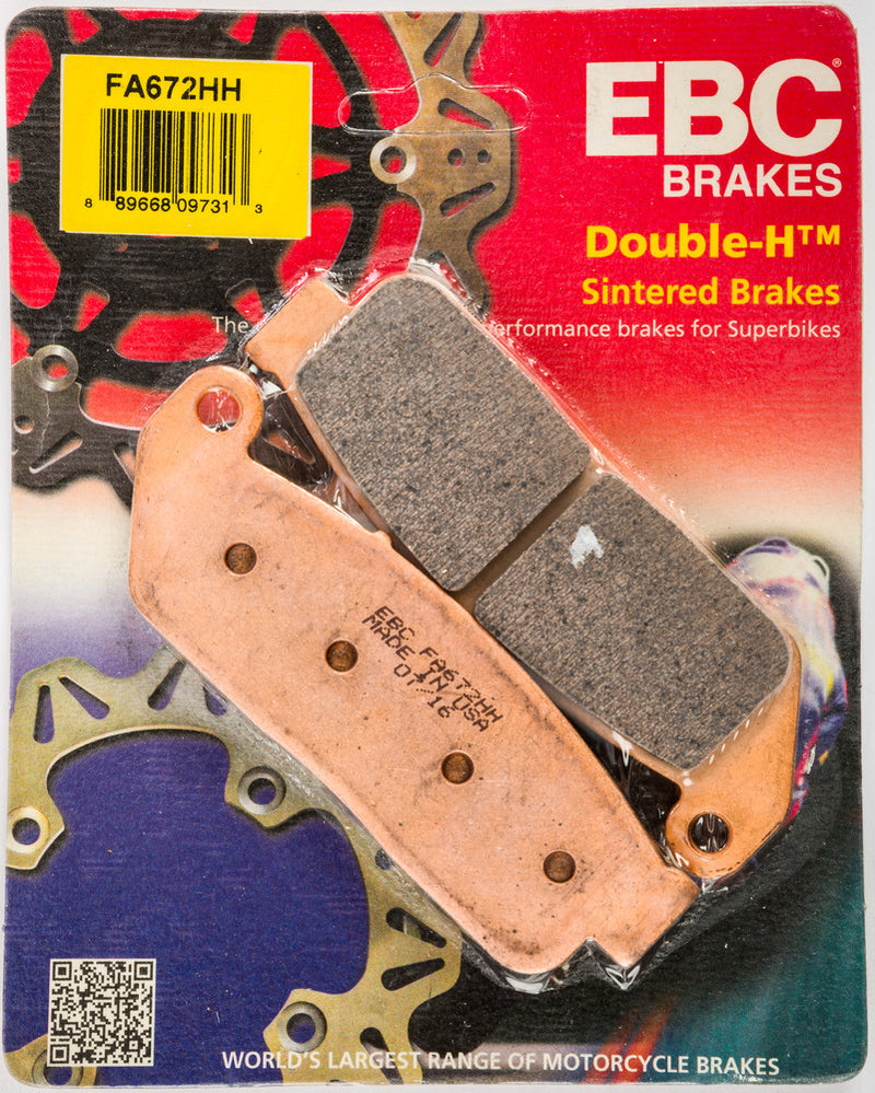 Ebc Brake Pads Double-H Sintered - FA672HH For Indian Scout 2015-2016