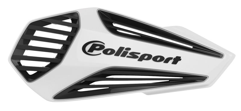 Polisport 64-8308402 8308400002 MX AIR HANDGUARDS WHITE/BLACK