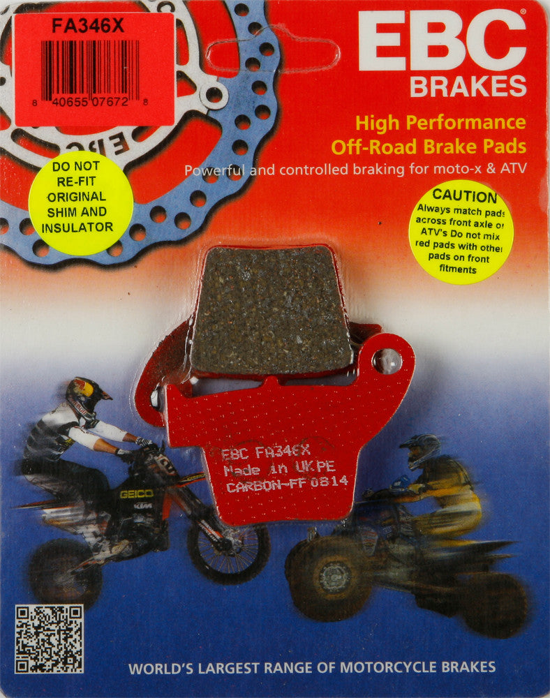 Ebc 15-346X FA346X BRAKE PADS