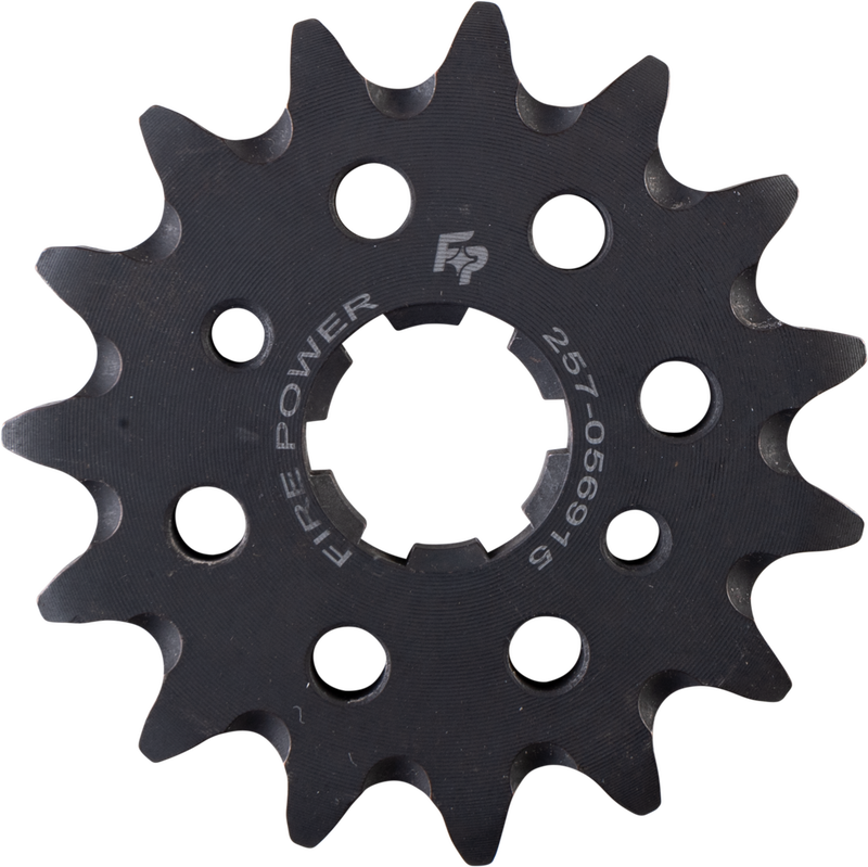 Fire Power Front CS Sprocket Steel 15T - FPC-569-15-1 Kawasaki Dirt Bikes 1984-2006