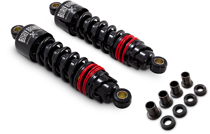 Burly Brand Slammer Plus Shocks 11.5" Black XL - B28-1206B For Harley Sportster 2004-2022 | Yamaha 700 WaveRunner 2004