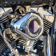 S&S Cycle 170-0719A 08-16 Touring/16-17 Softail Models Stealth Air Stinger Kit W/ Chrome Teardrop - Photo - Primary