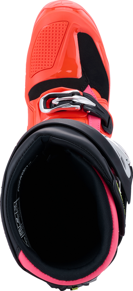 Alpinestars 482-0016208 2012025-1576-8 TECH 7 BLACK/RED FLUO/PINK FLUO 8