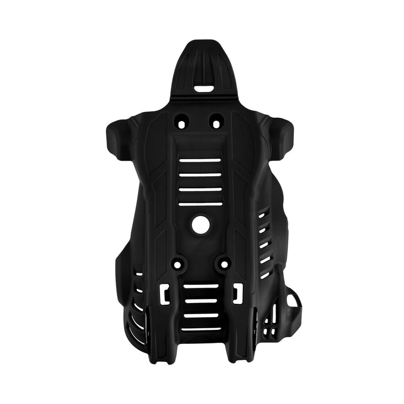 Cycra Full Armor Skid Plate Black - 1CYC-6253-12 For Kawasaki KX 450 / KX450SR 2024-2026 | Yamaha WR 450 2024-2026