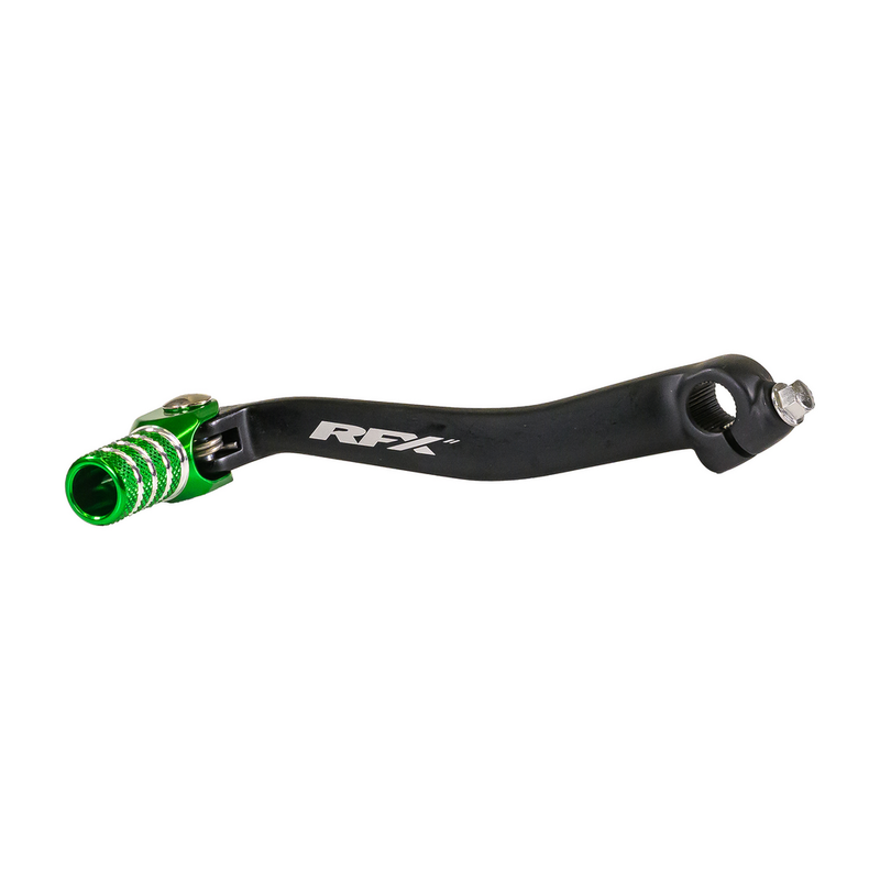 RFX Race Shift Lever Green - FXGP 21300 55GN Kawasaki KX 450 2016-2025
