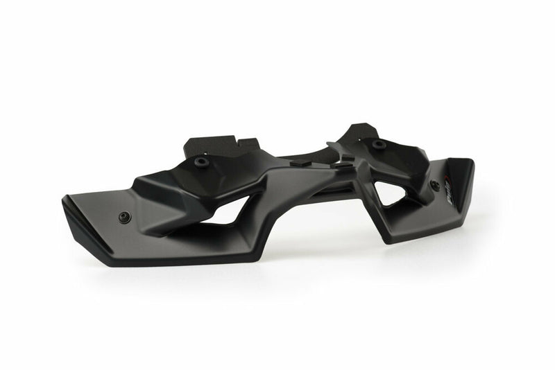 Puig Hi-Tech Parts Downforce Front Spoiler Black - 20626J Kawasaki 900 2020-2024
