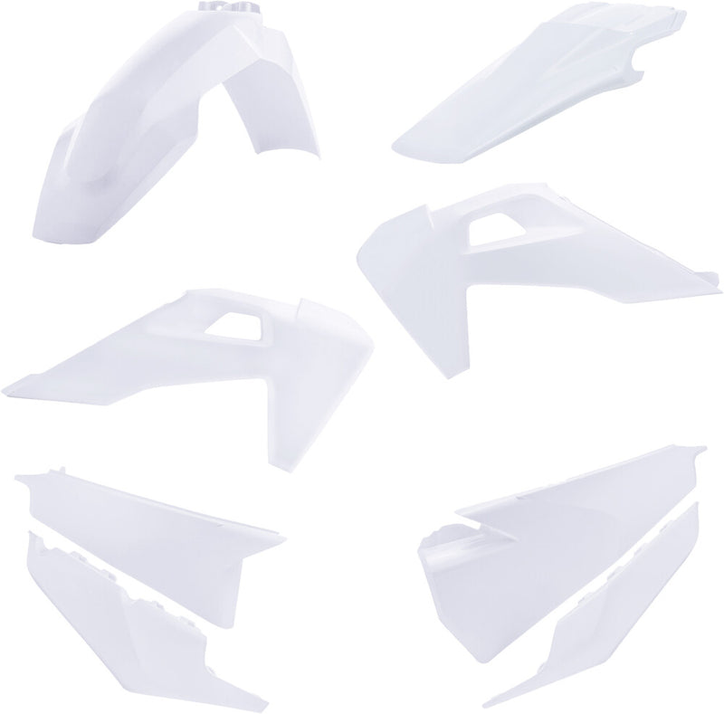 Acerbis Plastic Kit White - 2726566811 Husqvarna Dirt Bikes 2019-2022