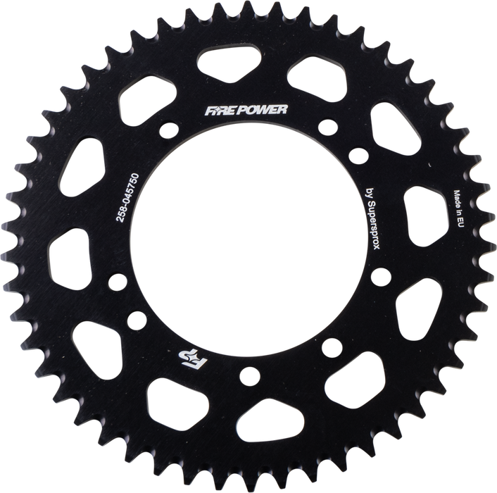Fire Power 258-045750 FPA-457-50-BLK REAR SPROCKET ALUMINUM 50T BLK