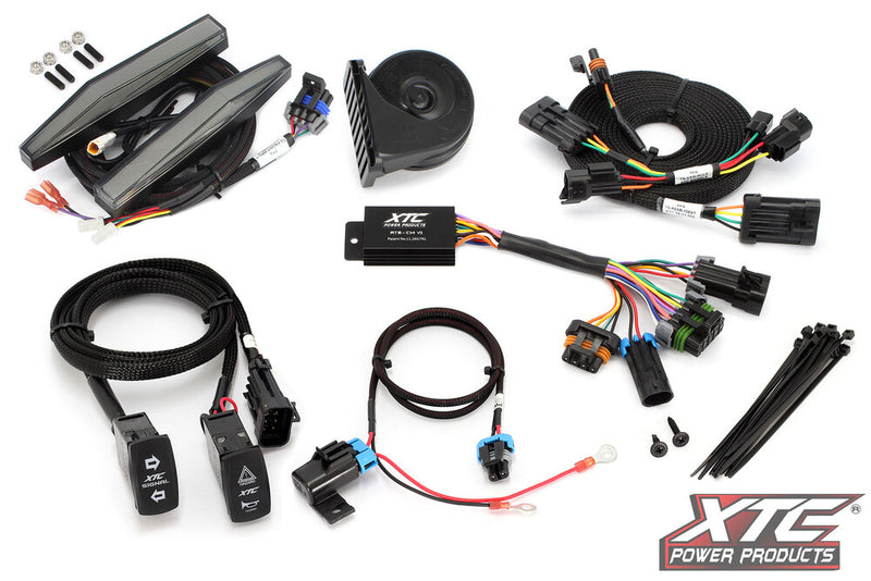 Xtc Power Products Auto Turn Signal Kit W Horn AND Front DRL Lights CAN - ATS-KAW-MPRO-DRL Kawasaki Mule 2017-2025