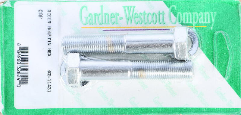 Gardner-westcott 830-1075 02-11431 RISER BOLTS CHROME HEX CAP 1/2-20 X 2 3/4 FINE THREAD