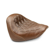 Mustang Motorcycle 83014 Mustang 18-21 Harley Fat Bob Wide Tripper Solo Seat Diamond Stitch - Brown - User 1